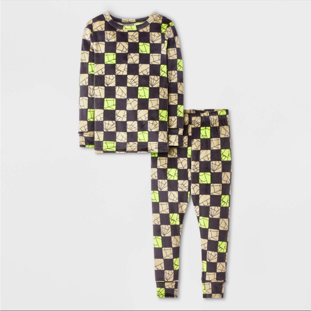 🖤💚 NWT Toddler Cat & Jack Snuggly Soft Fleece PJs - 2T 💚🖤